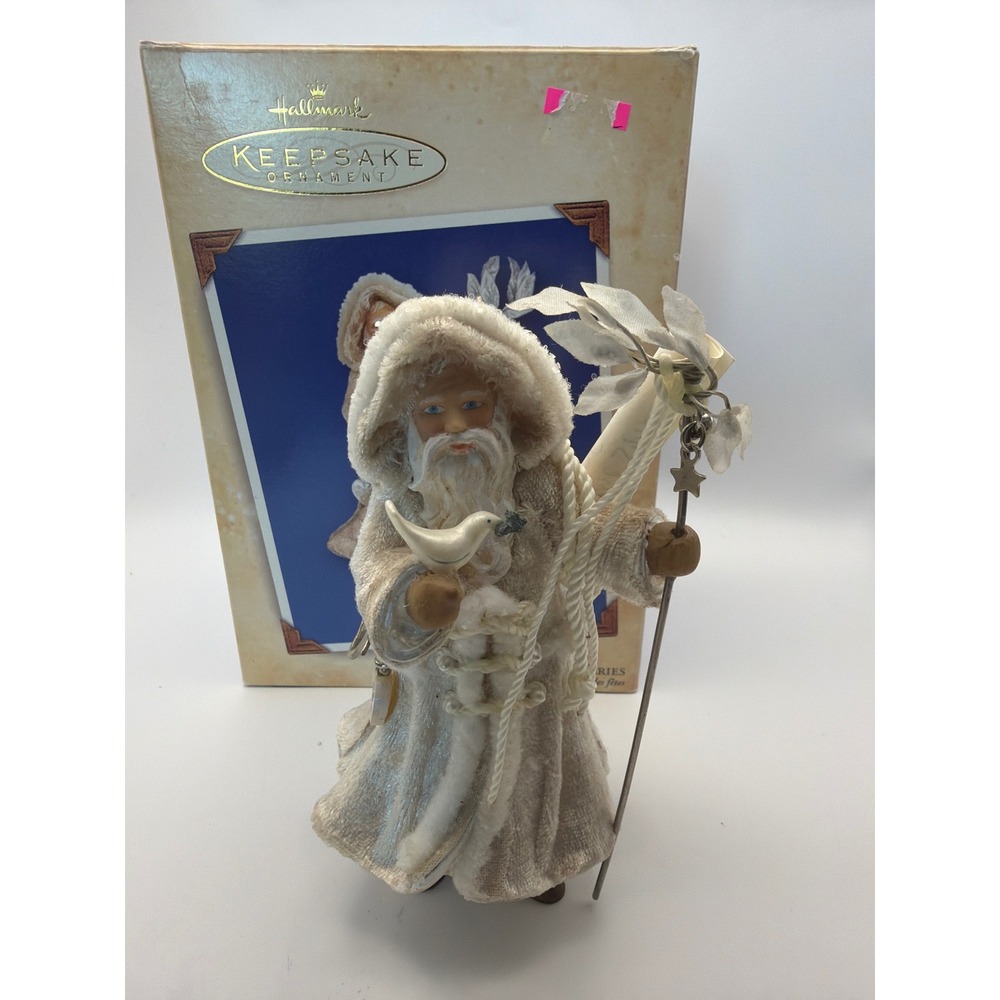 2004 Hallmark Keepsake Father Christmas Ornament 1st In Series Santa Velvet Box